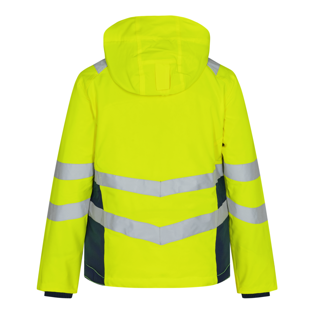 Safety vinterjacka för kvinnor - Hi-vis Gul/Blå Ink